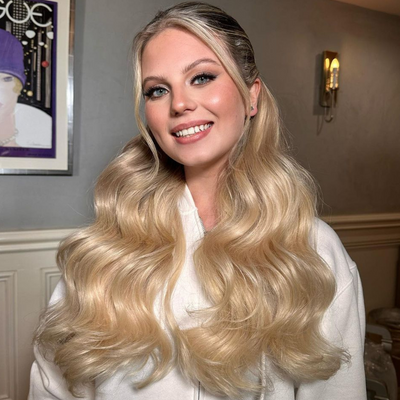Volume Pearl Blonde Balayage Hair Extensions