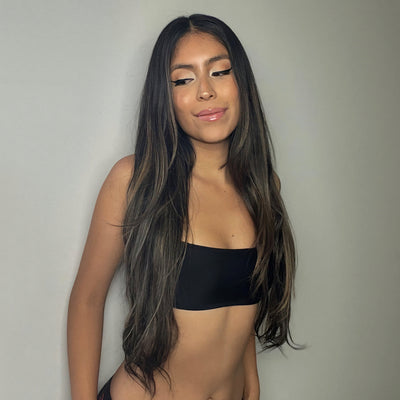 Volume Brown Ash Highlight Hair Extensions