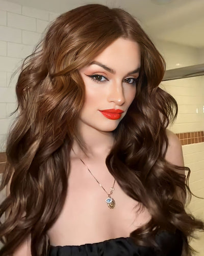 Volume Natural Auburn Hair Extensions