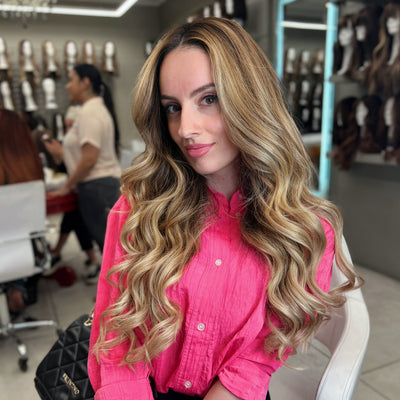 Volume Sand Blonde Balayage Hair Extensions