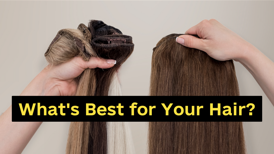 Seamless vs. Classic Hair Extensions: the differences explained