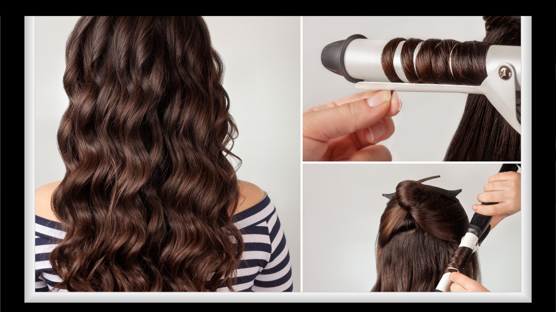 how to curl hair with clip in extensions