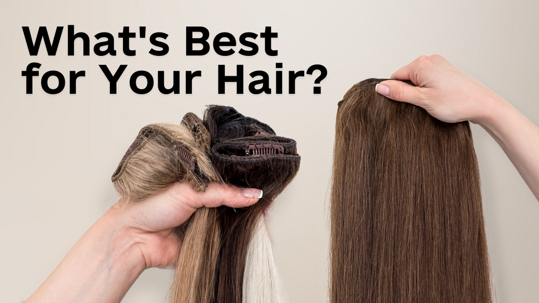 Seamless vs. Classic Hair Extensions: the differences explained