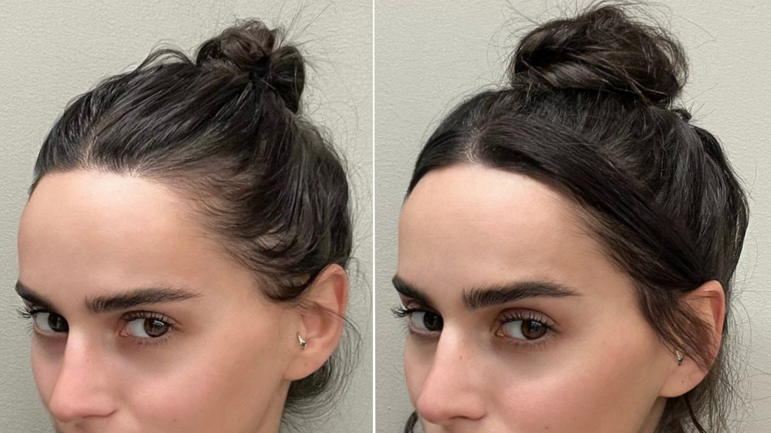 Hair Volume: How buns can be created with clip-in extensions