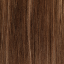 Radiate warmth with Natural Auburn, where reddish-brown intertwines with bold red undertones, accentuated by subtle ash brown highlights doe depth. A perfect choice for Auburn hair or those with medium brown hair with a red spark.