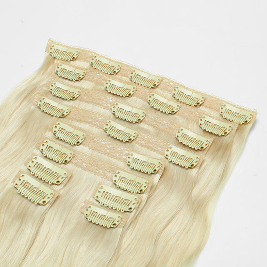 Go ultra-light with our Ultra Blonde: almost white with an ash hint. Great for super blondes or bold highlights. Plus, it’s ready for any fun color dye. Think of it as a cooler Platinum.