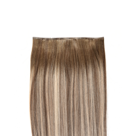 Clip-In Creamy Beige Blonde Highlight Hair Extensions