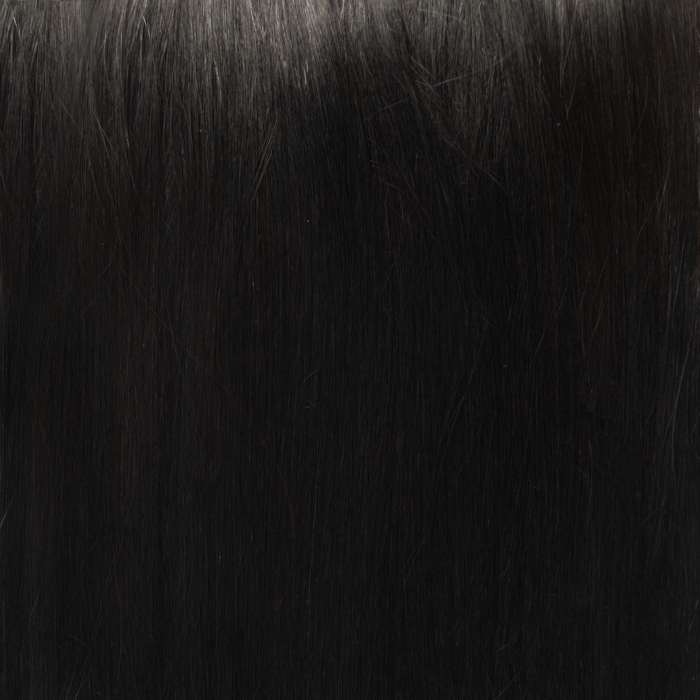 Clip-In Jet Black Hair Extensions - hover image