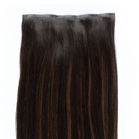 Brown Caramel Highlight Hair Extensions- Image #6