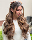 Caramel Balayage Hair Extensions- Image #5