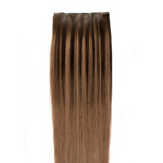 Caramel Balayage Hair Extensions- Image #6