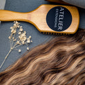 Clip-In Caramel Blend Highlight Hair Extension- Image #6