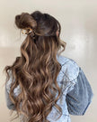 Honey Highlight Blend Hair Extensions- Image #5