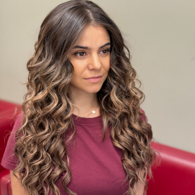 Clip-In Light Brown Balayage Hair Extensions