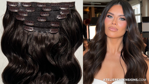 solid clip in hair extensions