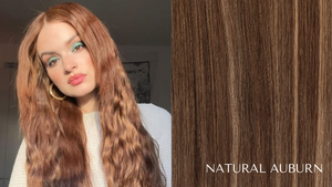 clip-in red hair extensions