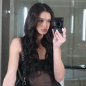 Natural Black Hair Extensions- Image #7