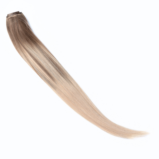 Pearl Blonde Balayage Hair Extensions- Image #8