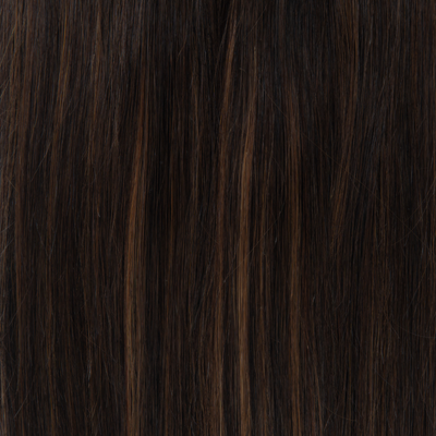 Volume Brown Caramel Highlight Hair Extensions