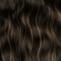 Clip-In Chocolate Brown Highlight Hair Extensions