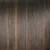 Close up video shot of swatch Brown Caramel Highlight Hair extensions