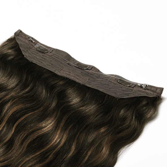 Volume Chocolate Brown Highlight Hair Extensions